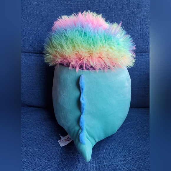 Squishmallows SquishDoos Tyrus 12" Stuffed Animal Fuzzy Rainbow Plush Ke… - Picture 2 of 7